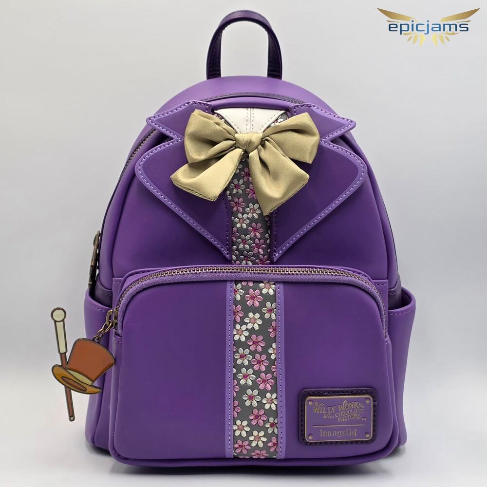 Loungefly Willy Wonka Cosplay Mini Backpack